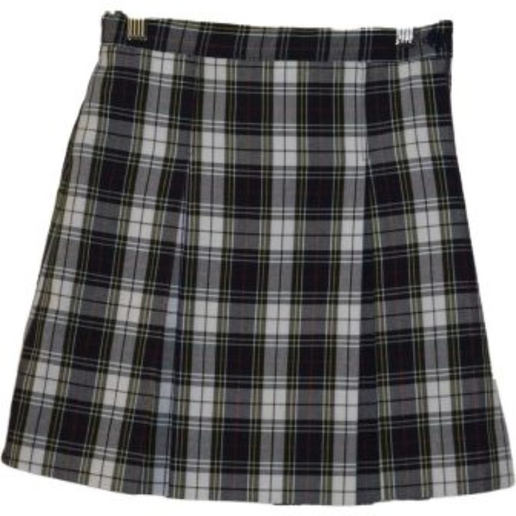 Picture of Plaid 4-Pleat Skirt (v1)