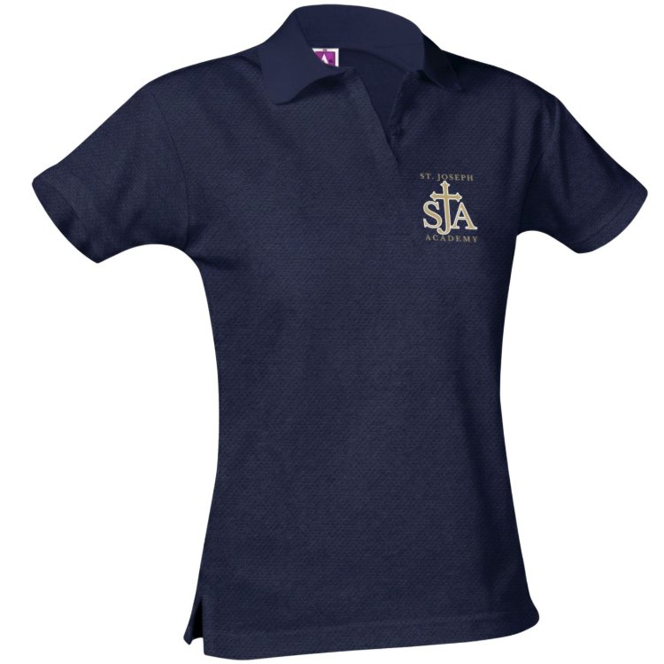 Picture of SJA Navy Girl Short Sleeve Polo Blouse