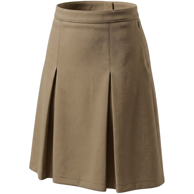 Picture of Sand Khaki 2-Pleat Skirt